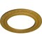 Ekena Millwork Andrea Ceiling Medallion (Fits Canopies up to 8"), Hand-Painted Pharaohs Gold, 12"OD x 8"ID x 1/2"P CM12ADPGS - alternate 3